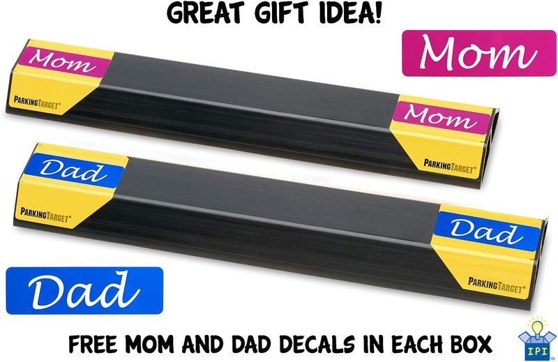 IPI ParkingTarget 16” 1 pcs U.S.A. Garage Heavy Duty Parking Aid Car Stop Indicator Protects Car & Walls Stopper Easy Install Peel and Stick Gadget -100 1 Pack, Part - 16"L x 1.25”H - Image 4